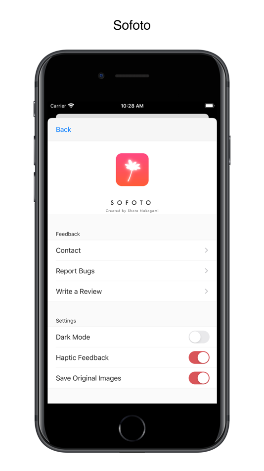 #5. Sofoto (iOS) بواسطة: minical Inc.