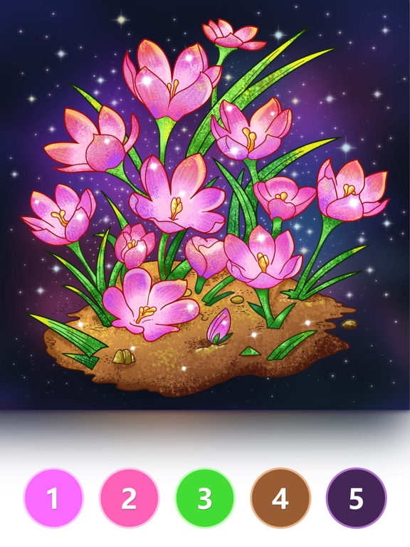 Tap Color - Paint by Number iPad screenshot 5 - Games app