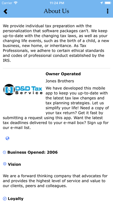 Screenshot #2 pour D&D Tax Service
