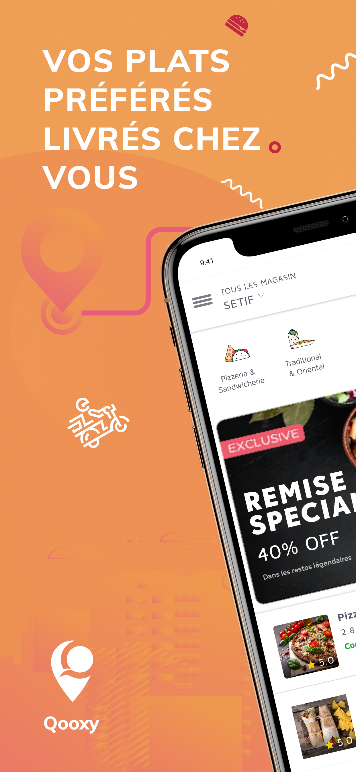 Qooxy : Livraison à domicile