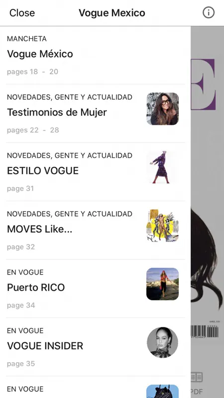 Vogue México screenshot 6 of 7