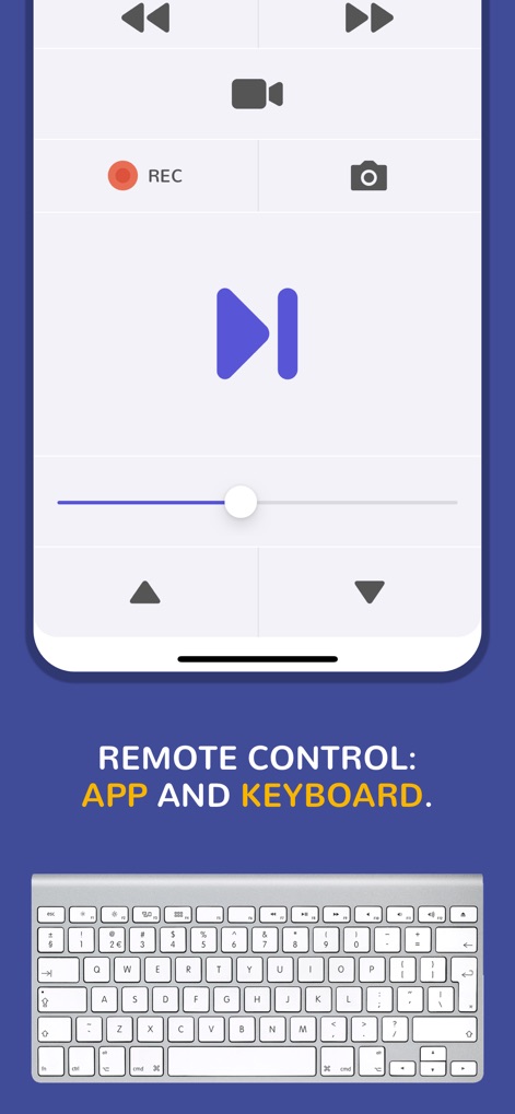 Teleprompter Easy Prof Hornet - teleprompter-remote-control-app-keyboard