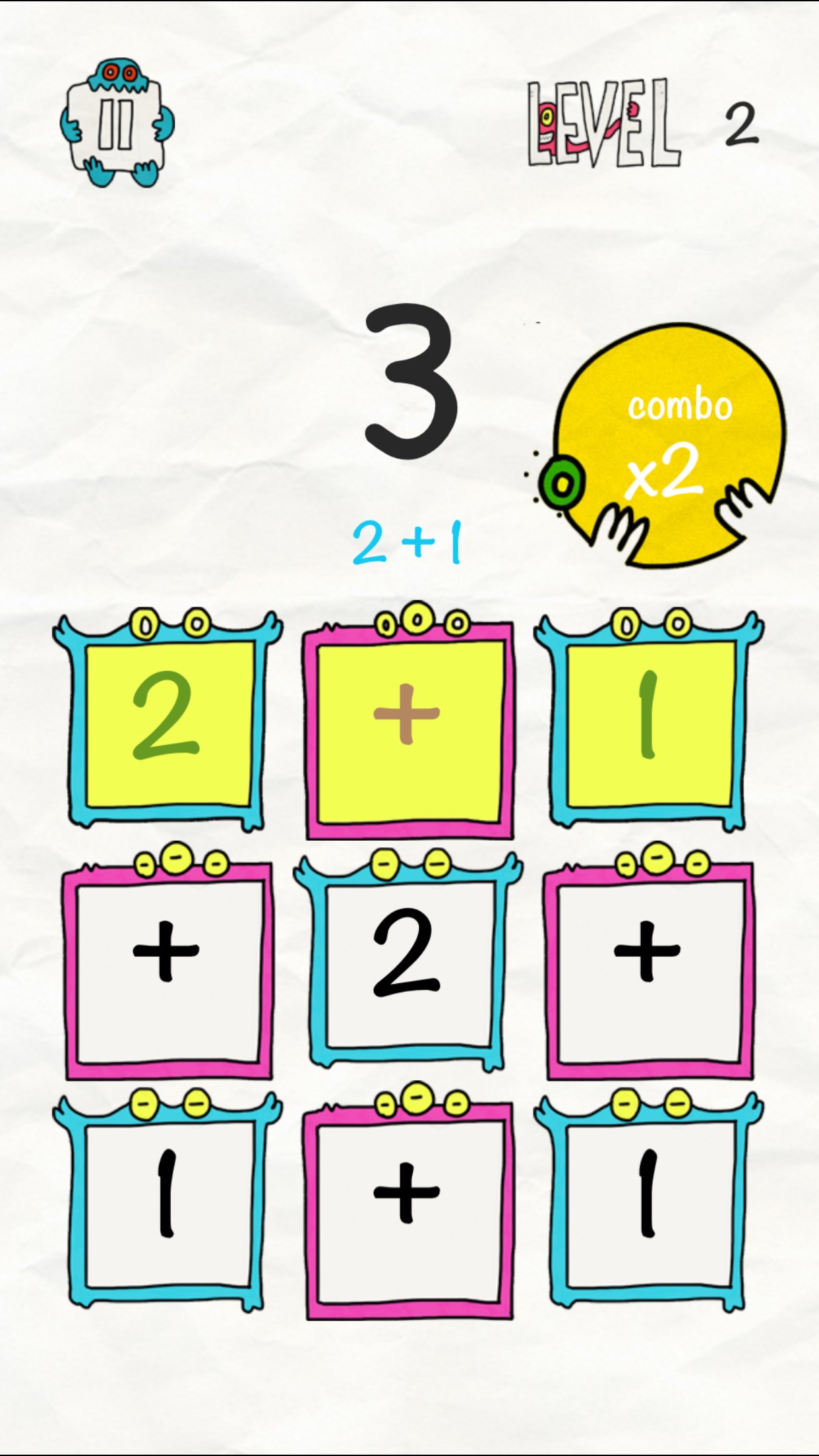 Screenshot do app MathxCreature:Math Puzzle Game