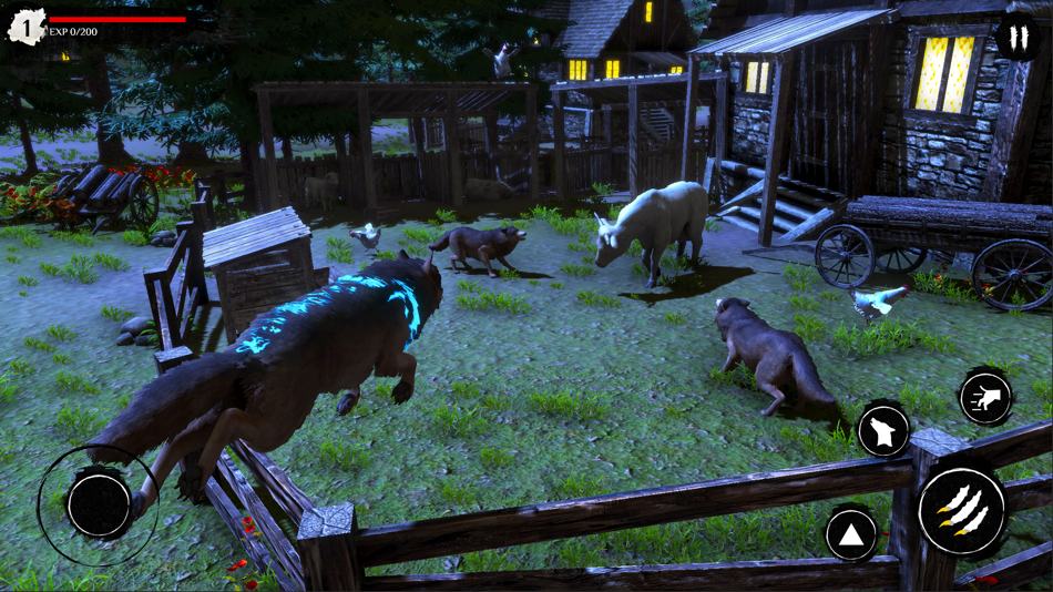 #3. The Alpha: Wolf RPG Simulator (iOS) 由: Dumitru Ene