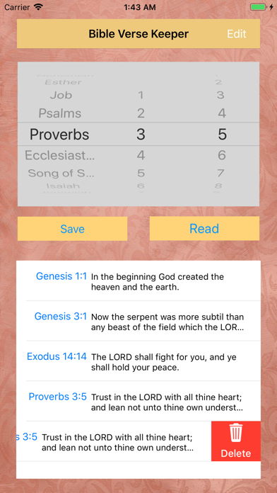 Bible Verse Keeper Screenshot