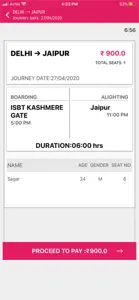 RSRTC RESERVATION APP screenshot #4 for iPhone