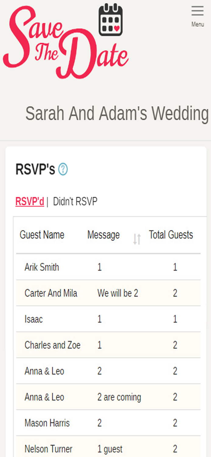 Save The Date Rsvp Your Event