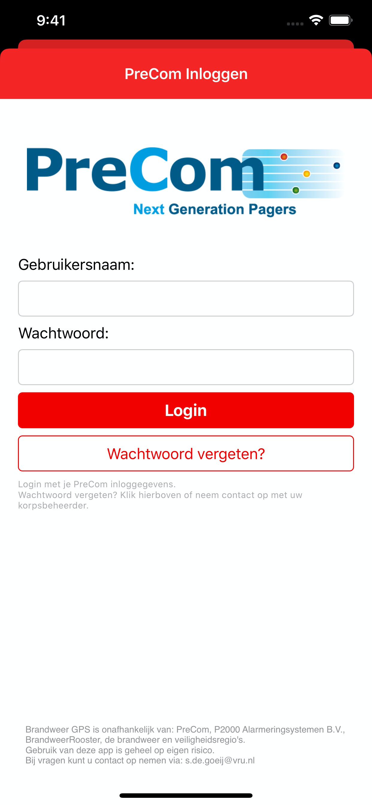 Brandweer GPS