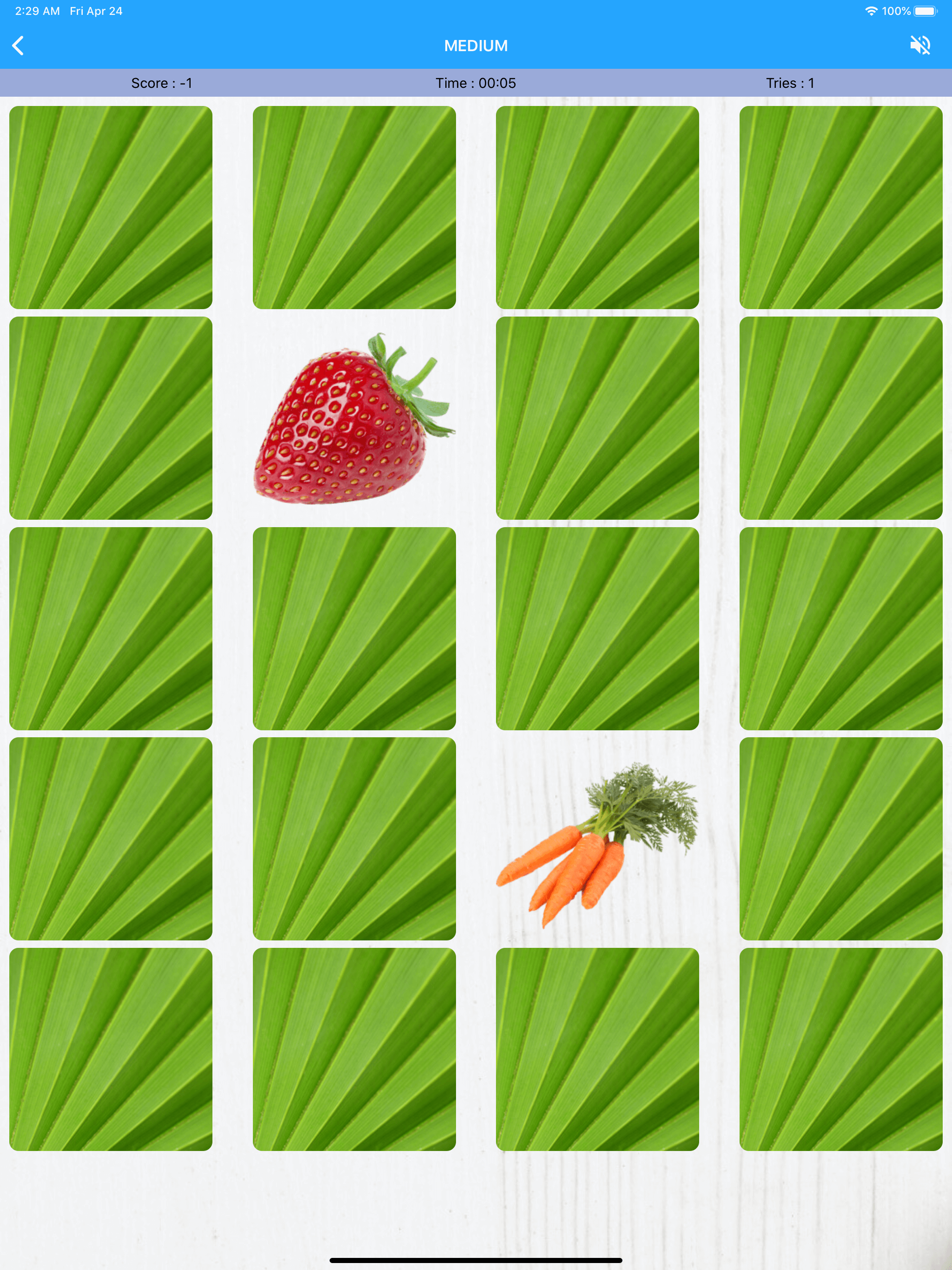 Memory Games - Matching Game