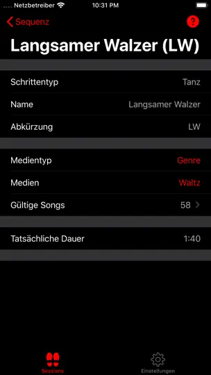Screenshot von Ballroom Competition Trainer L auf dem iPhone 4