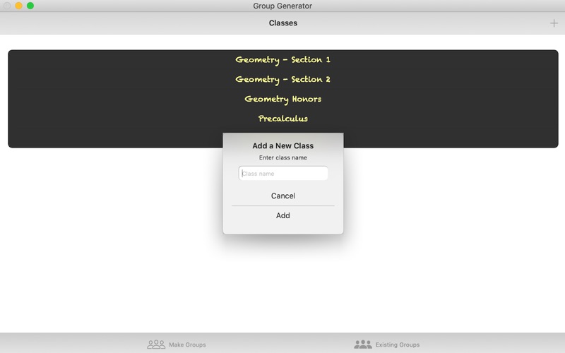 Group Generator screenshot
