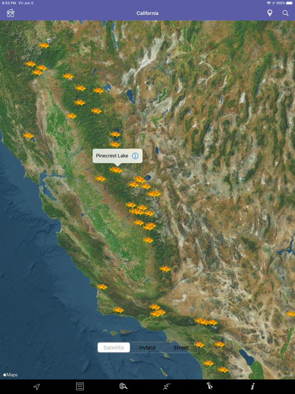 Screenshot #5 pour USA Fishing Lakes - The Top