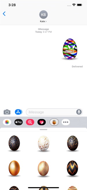 Easter Day Egg Stickers