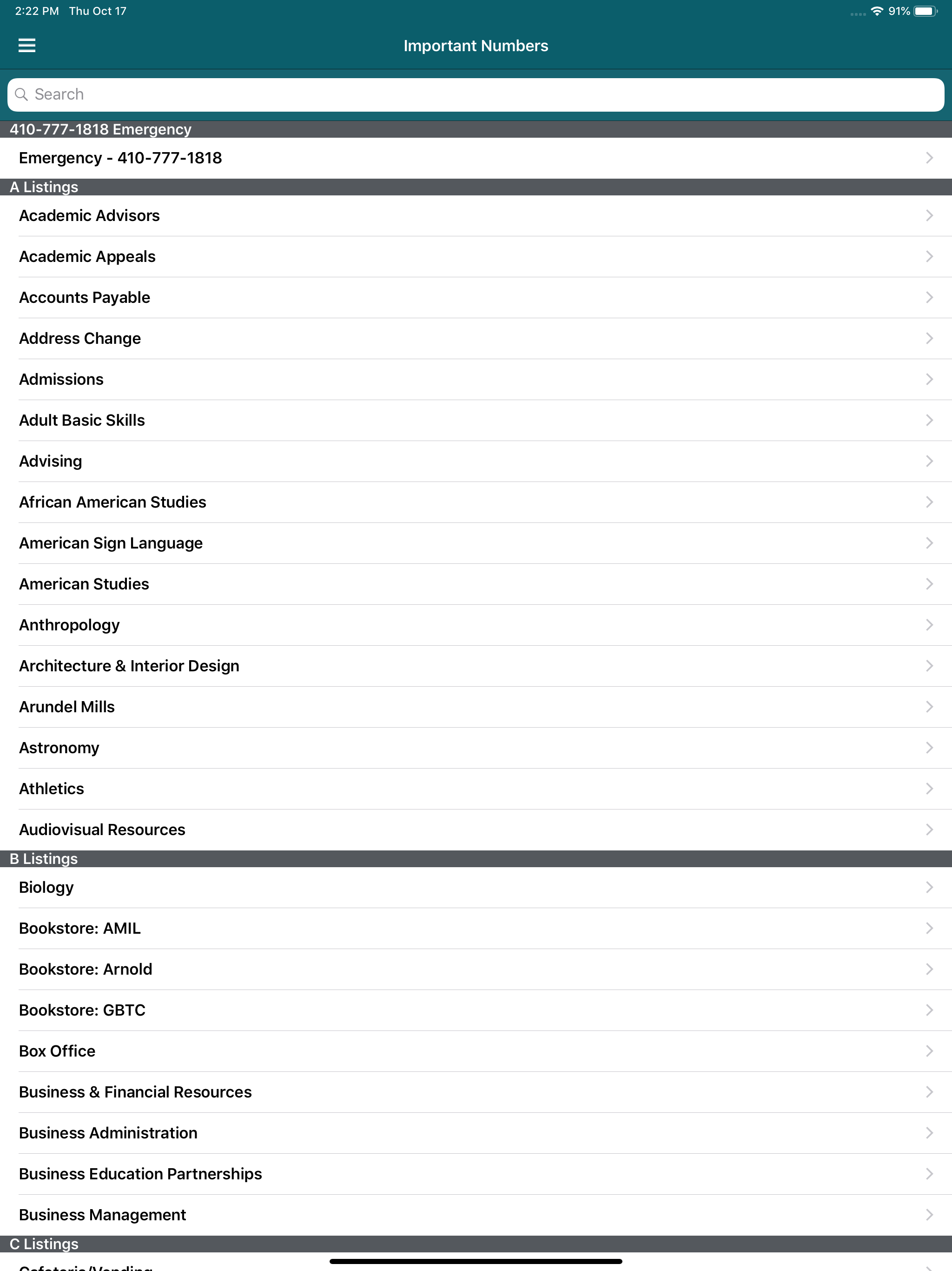 AACC Mobile screenshot 10
