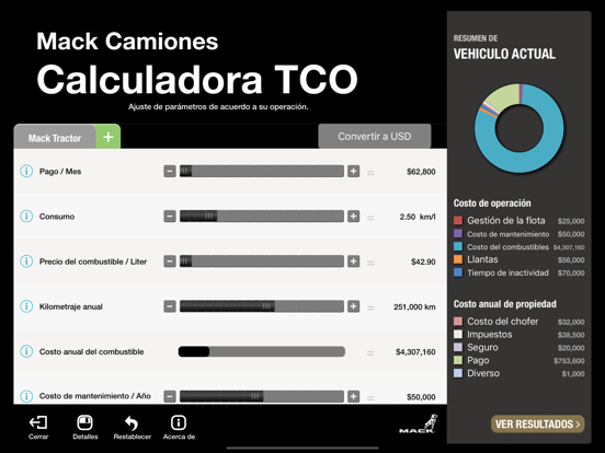 Mack TCO Latin America screenshot 2