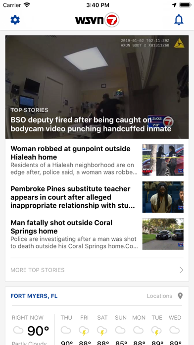 Screenshot #1 pour WSVN - 7 News Miami