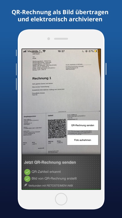 QR-Zahlteil App