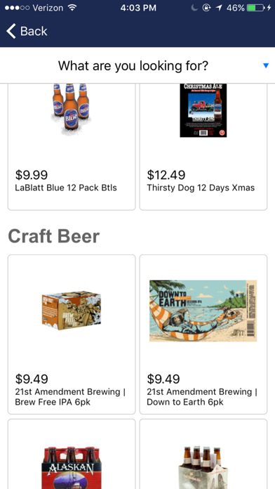 Vroom Delivery Screenshot