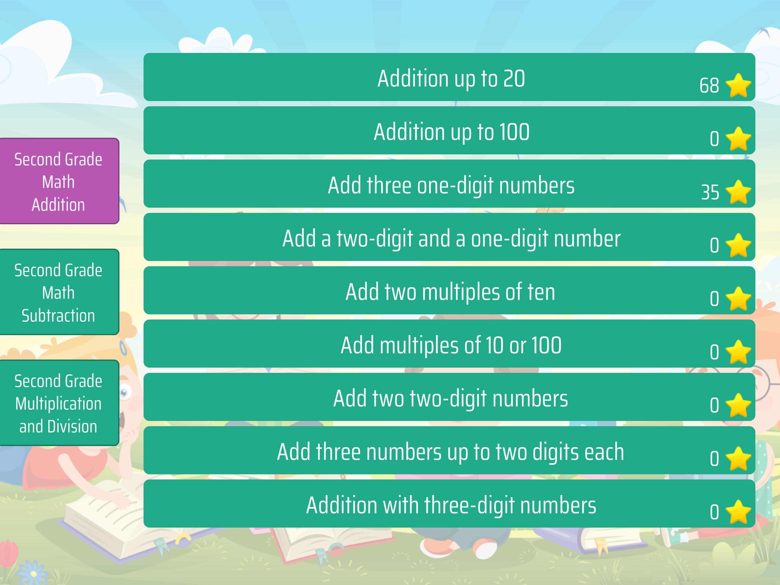 Second Grade Math Trainer screenshot 11