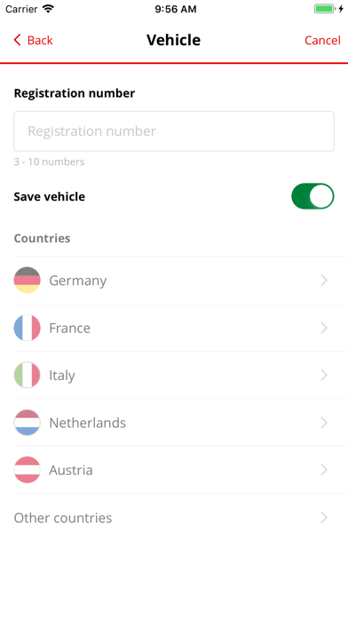 Via - Road charges Screenshot