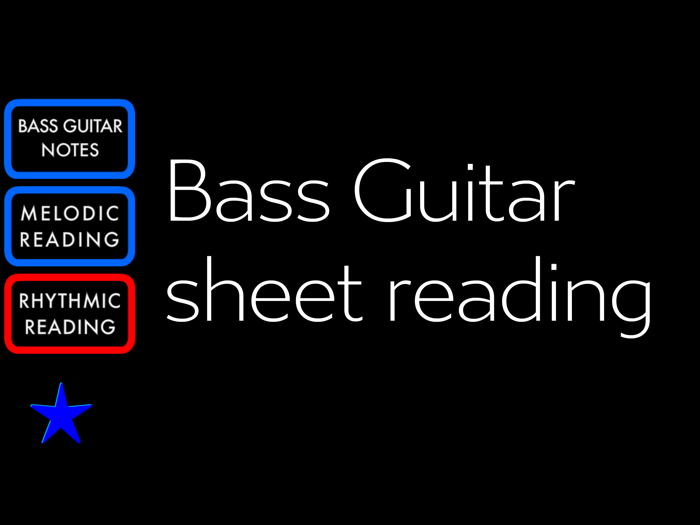 Reading Bass sheet music