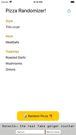 Pizza Randomizer iPhone image 1
