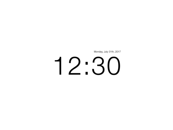 Screenshot #4 pour CLCK - Minimal Clocks & Alarm