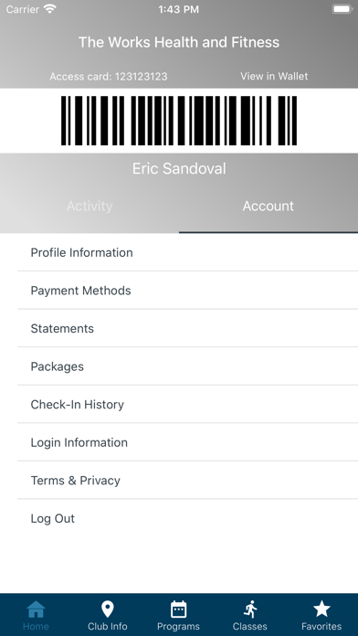 The Works Health and Fitness Screenshot
