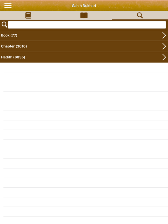 Sahih Bukhari Pro : Indonesian iPad screenshot 6 - Book app