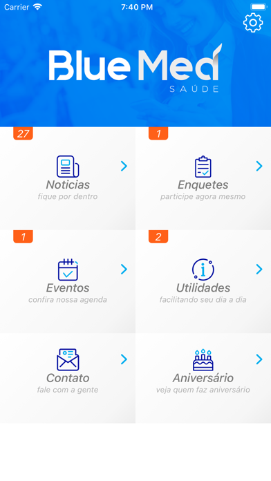 Screenshot #1 pour BlueMed News