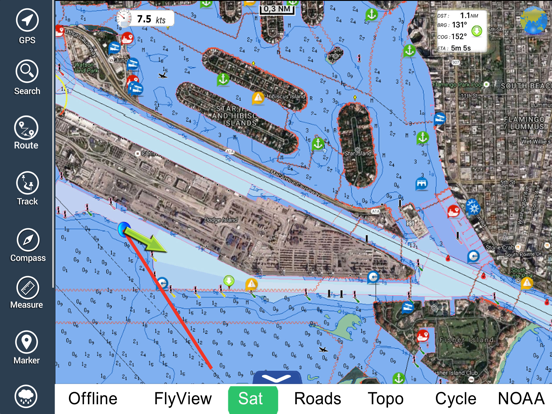 Screenshot #6 pour Florida Nautical Charts GPS HD