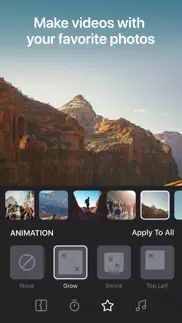 slideshow music video maker iphone screenshot 2