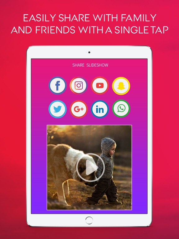 Fast & Easy Slideshow Maker iPad screenshot 5 - Photo & Video app