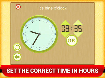 Math Telling Time Clock Game screenshot 6