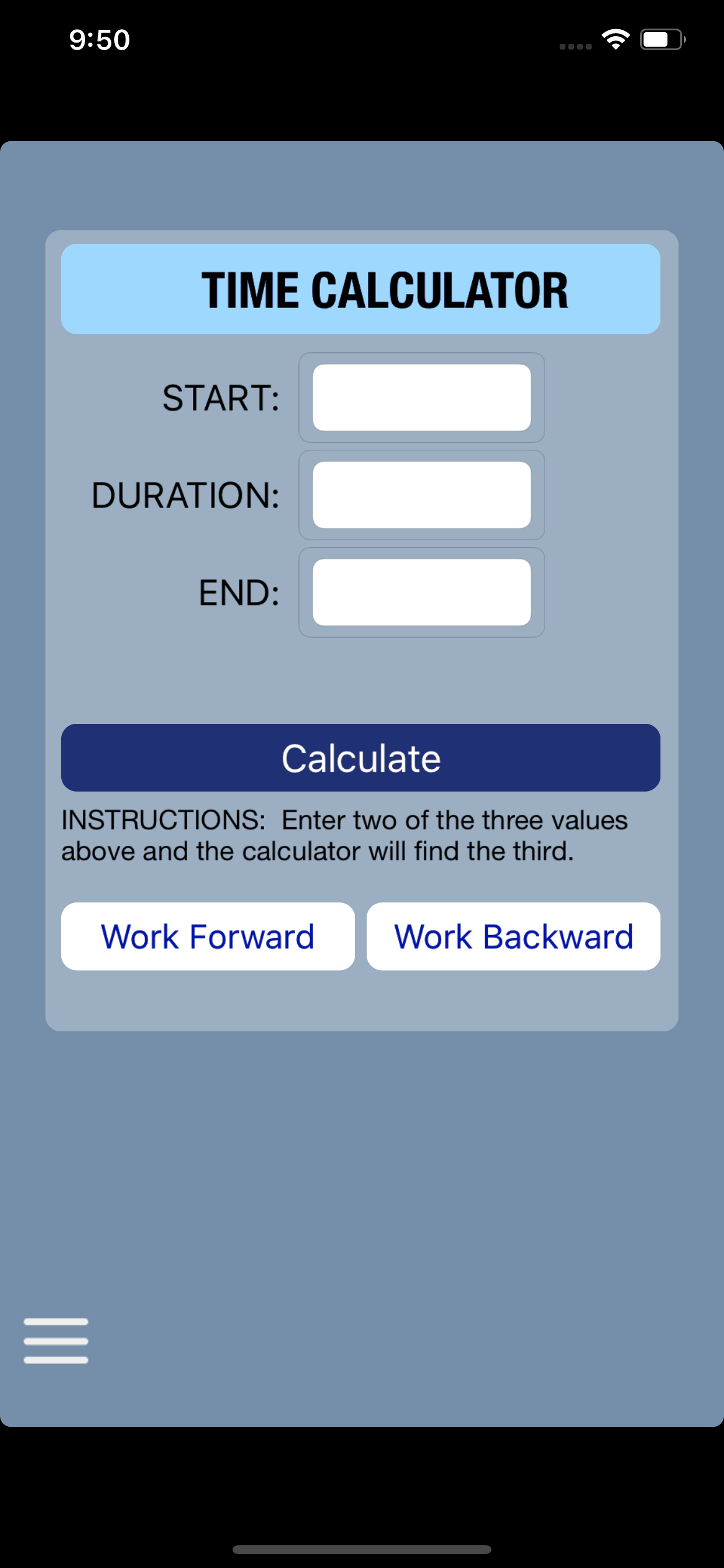 KC-135 Duty Day Calc
