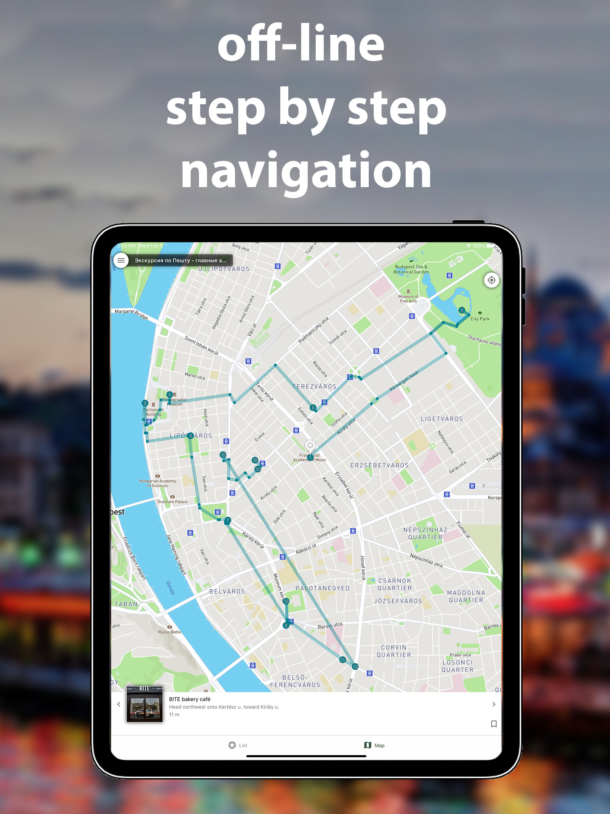 Budapest travel map guide 2020 screenshot 10
