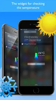 widget thermometer simple iphone screenshot 2