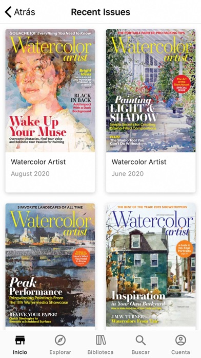 Watercolor Artist Magazine Screenshot