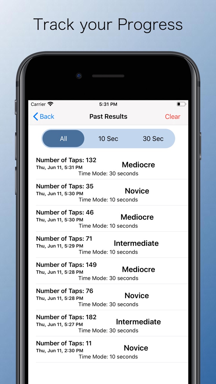 iPhone screenshot