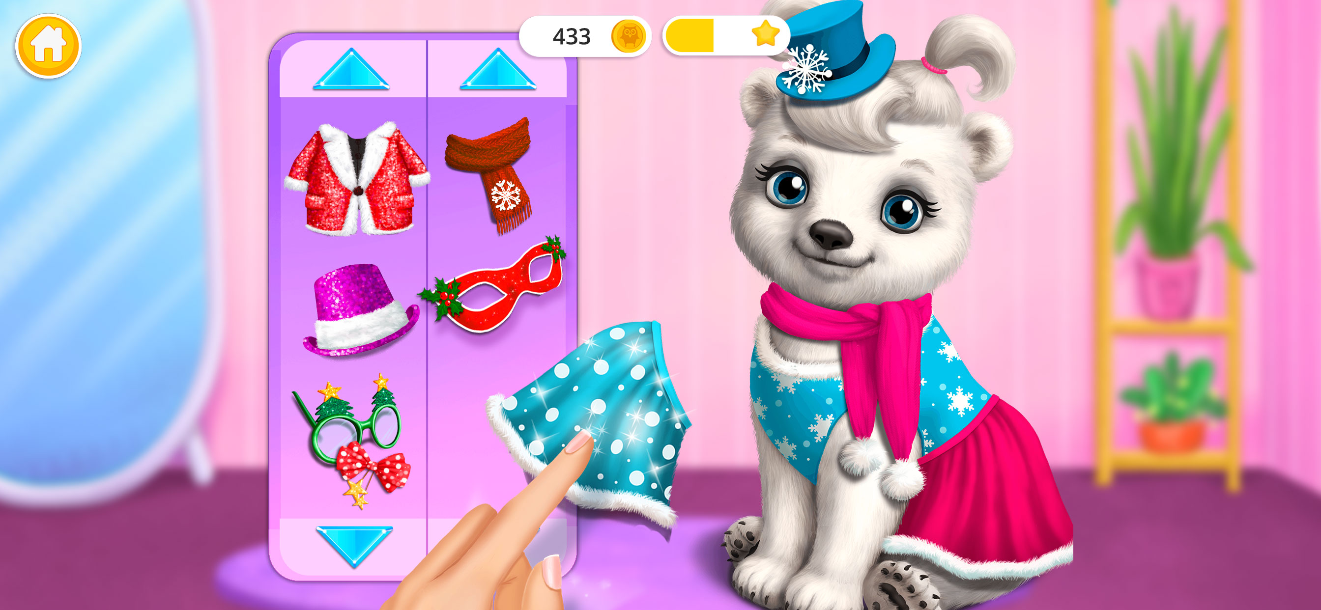 Christmas Animal Hair Salon 2
