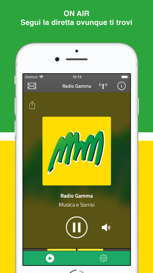#2. Radio Gamma: musica e sorrisi (iOS) By: RADIO BRUNO Soc. Coop.