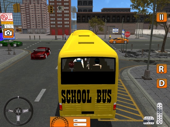 Schoolbus Driver Duty Sim 3d iPad screenshot