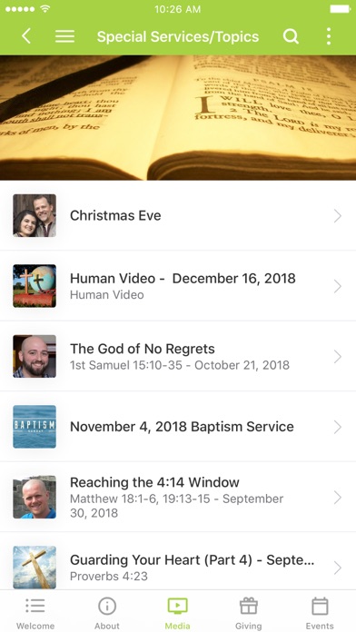 Bucks County Community Church Screenshot