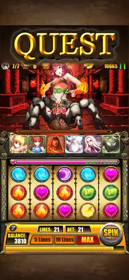 Game screenshot Dragon Era - Slots Card RPG hack