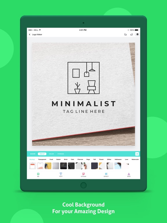 Logo Maker - Logo Creator iPad screenshot 5 - Photo & Video app