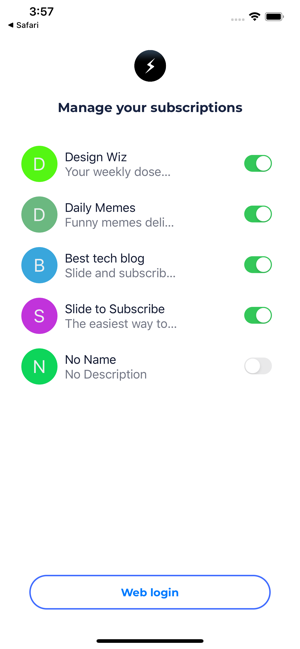 Slide to Subscribe(圖2)-速報App