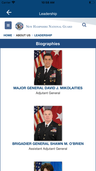 New Hampshire National Guard Screenshot