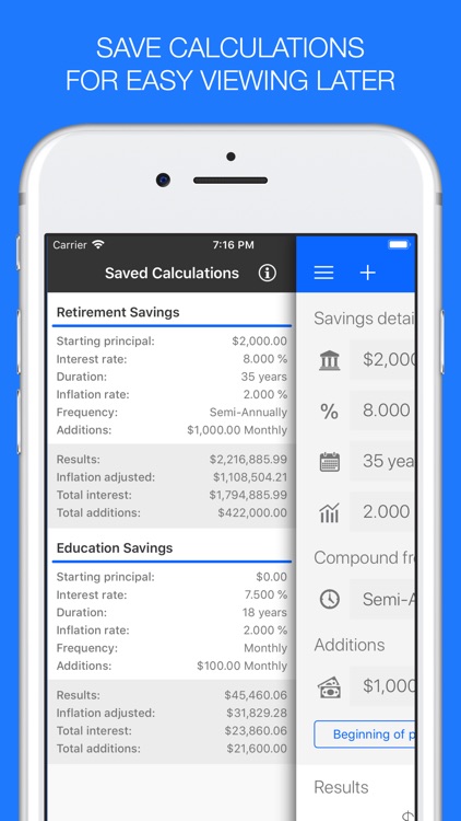 Compound Interest Calc +