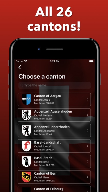Swiss Cantons: Maps & Capitals screenshot-6