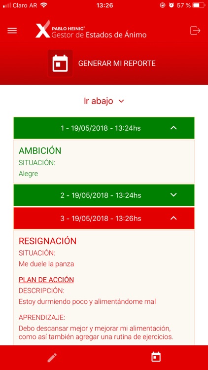 Gestor de Estados de Animo